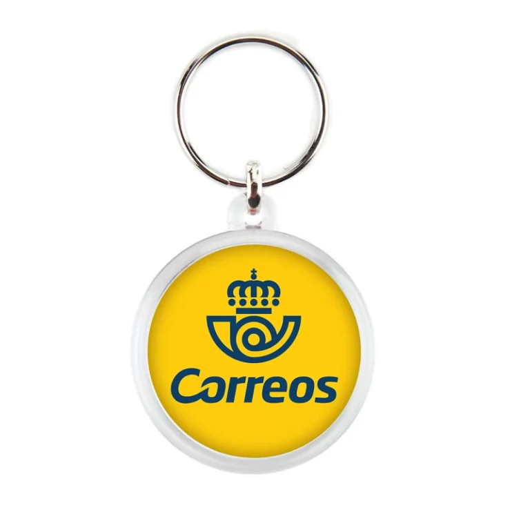 llavero circular cr37 personalizado