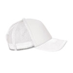 Gorra Bubble blanca personalizada con diseño en el frontal