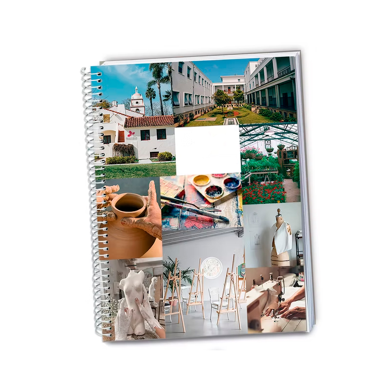 cuaderno espiral personalizado con tu logotipo
